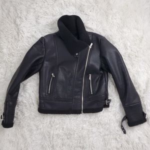 Faux Leather Jacket